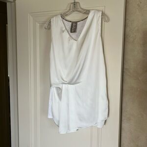 Anthropologie Dolan Sleeveless Draped Blouse Cream Color Size XS